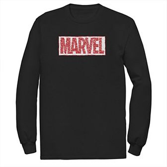 Men's Marvel Text Scribble Logo Tee