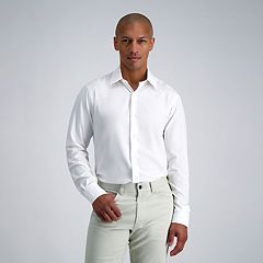 Kohls mens best sale white dress shirts