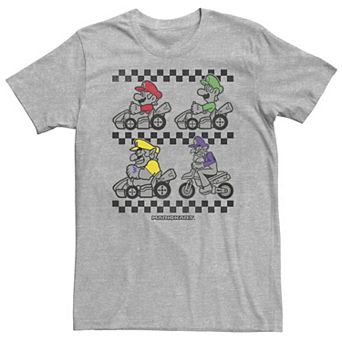 Big & Tall Super Mario Bros. Color Pop Portrait Grid Tee