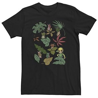Big & Tall Zelda Link In The Leaves Tee