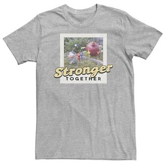 Big & Tall Pikmin Stronger Together Photo Fruit Carry Tee