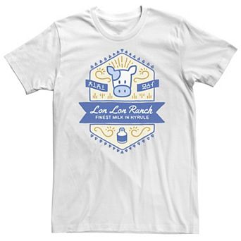 Big & Tall The Legend Of Zelda Lon Lon Ranch Finest Milk In Hyrule Tee