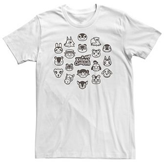 Big & Tall Animal Crossing New Horizons Group Shot Villagers Tee