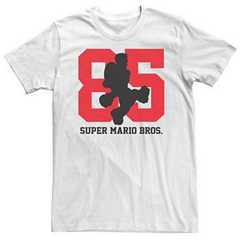 Big & Tall Super Mario 85 Mario Silhouette Tee