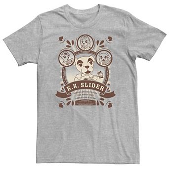 Big & Tall Animal Crossing K.K. Slider At The Roost Poster Tee