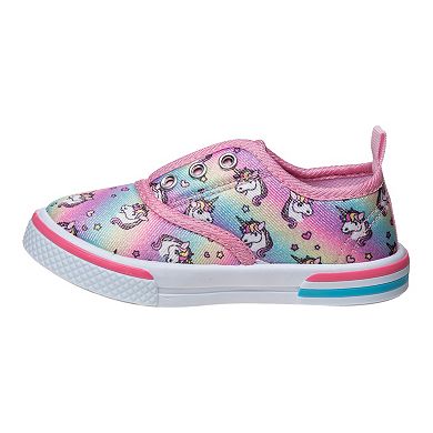 Laura Ashley Toddler Girls' Unicorn Slip-On Sneakers 