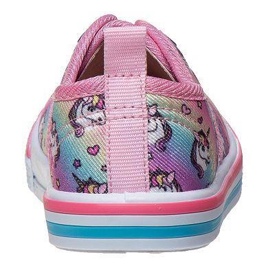 Laura Ashley Toddler Girls' Unicorn Slip-On Sneakers 