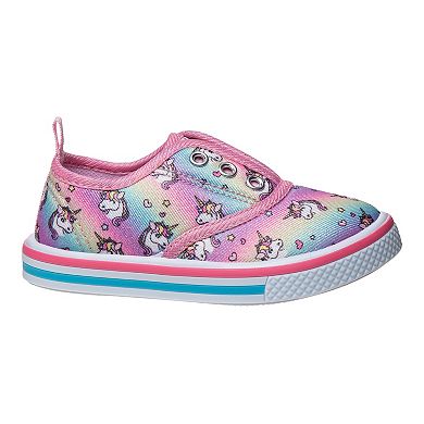 Laura Ashley Toddler Girls' Unicorn Slip-On Sneakers 