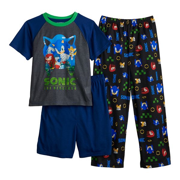 Sonic pajamas size online 8