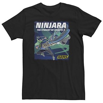 Big & Tall Arms Ninjara The Student Of Stealth Poster Tee