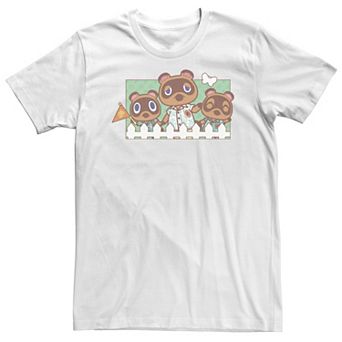 Big & Tall Animal Crossing New Horizons Nook Family Portrait Tee