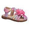 Laura Ashley Toddler Girls' Glitter T-Strap Sandals 