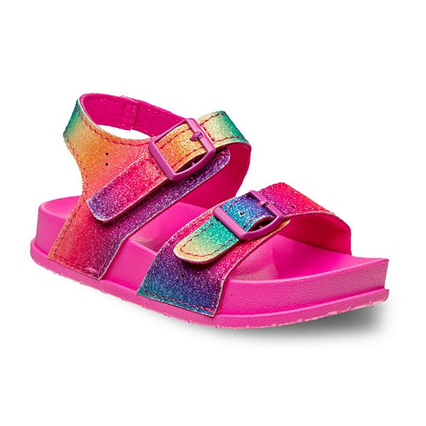 St Louis Cardinals MLB Womens Glitter Double Buckle Sandal