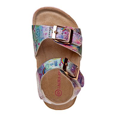 Laura Ashley Toddler Girls' Unicorn Buckle Sandals