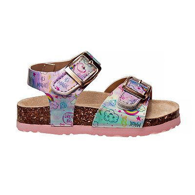 Laura Ashley Toddler Girls' Unicorn Buckle Sandals