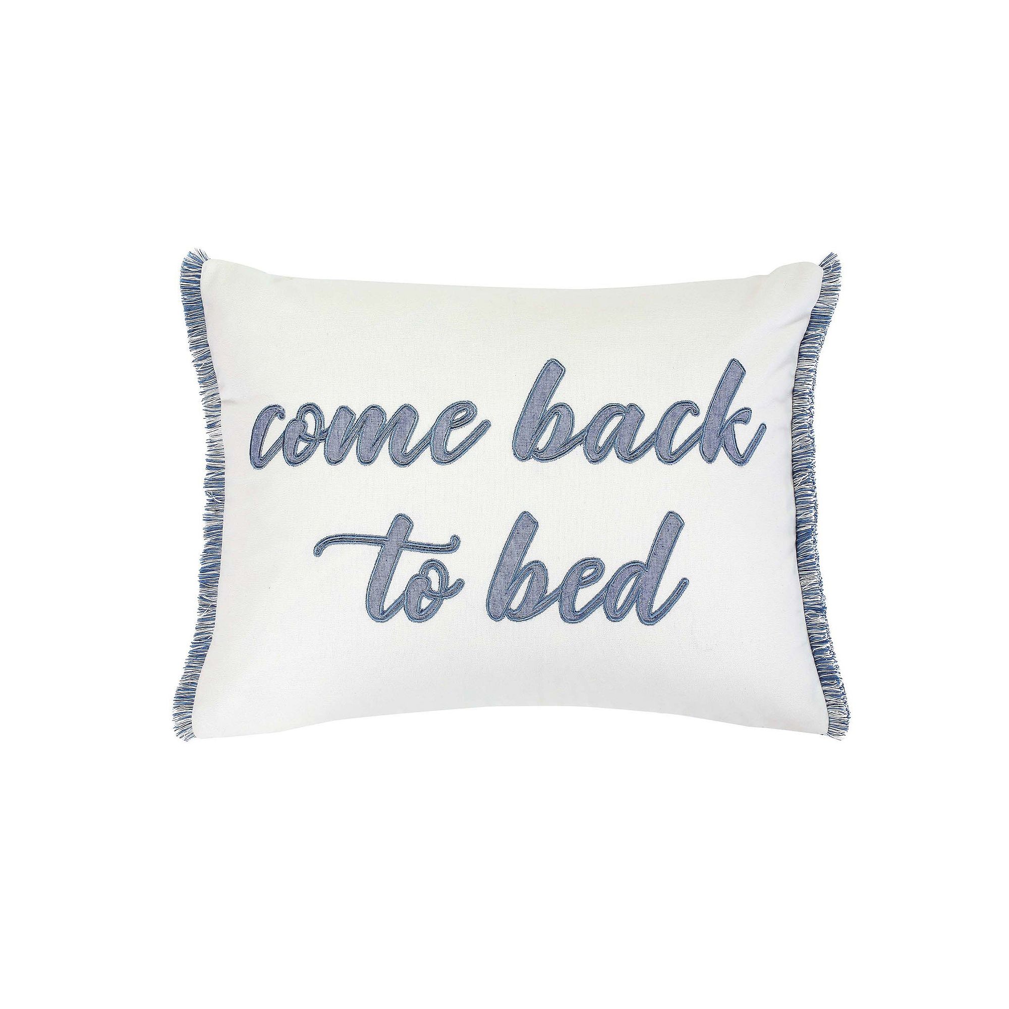 Levtex Home Abelia Come Back To Bed Pillow, White