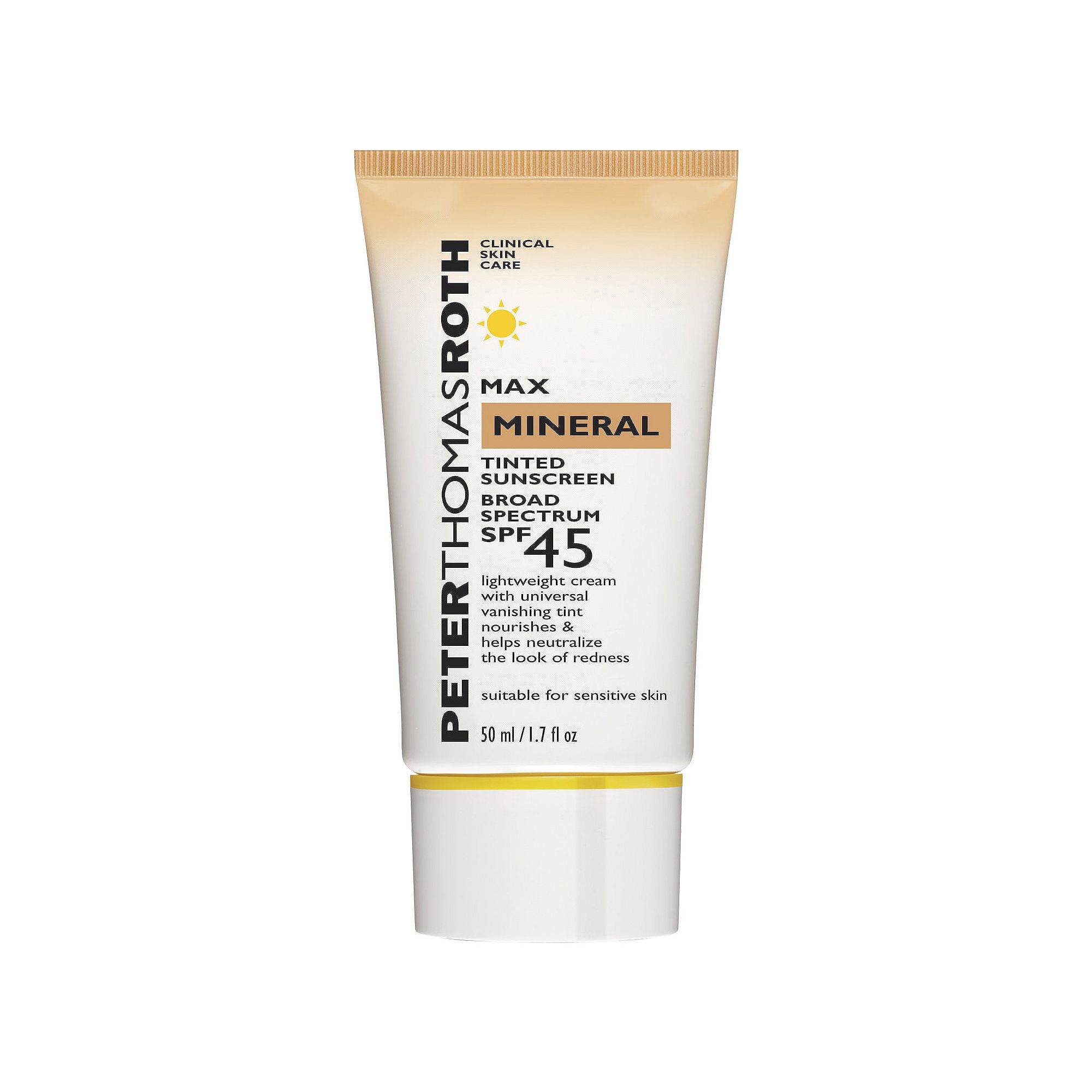 Peter Thomas Roth Max Mineral Tinted Sunscreen Broad Spectrum SPF 45, Size: