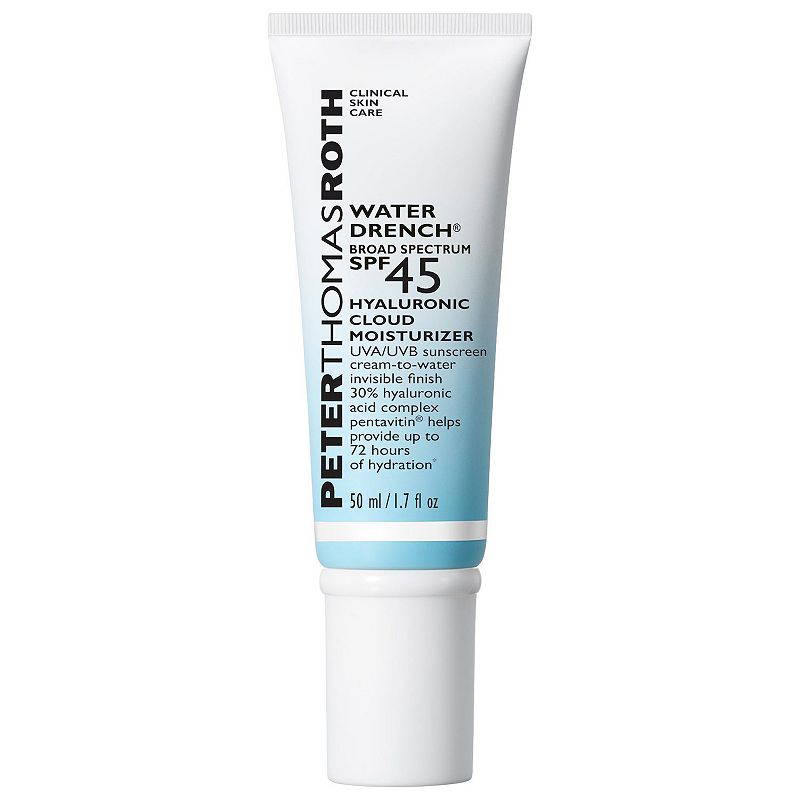 expiration 04/26) Peter Thomas Roth Water Drench Broad Spectrum Spf 45 Hyaluronic Cloud Moisturizer Sunscreen
