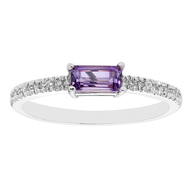 Kohls amethyst clearance ring