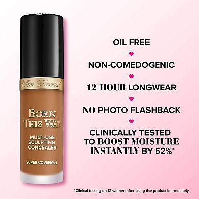 Born This Way Super Coverage Multi-Use Concealer with Hyaluronic Acid
