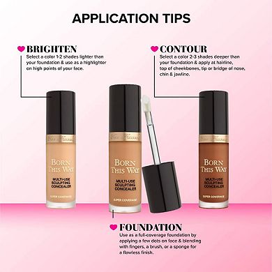 Born This Way Super Coverage Multi-Use Concealer with Hyaluronic Acid