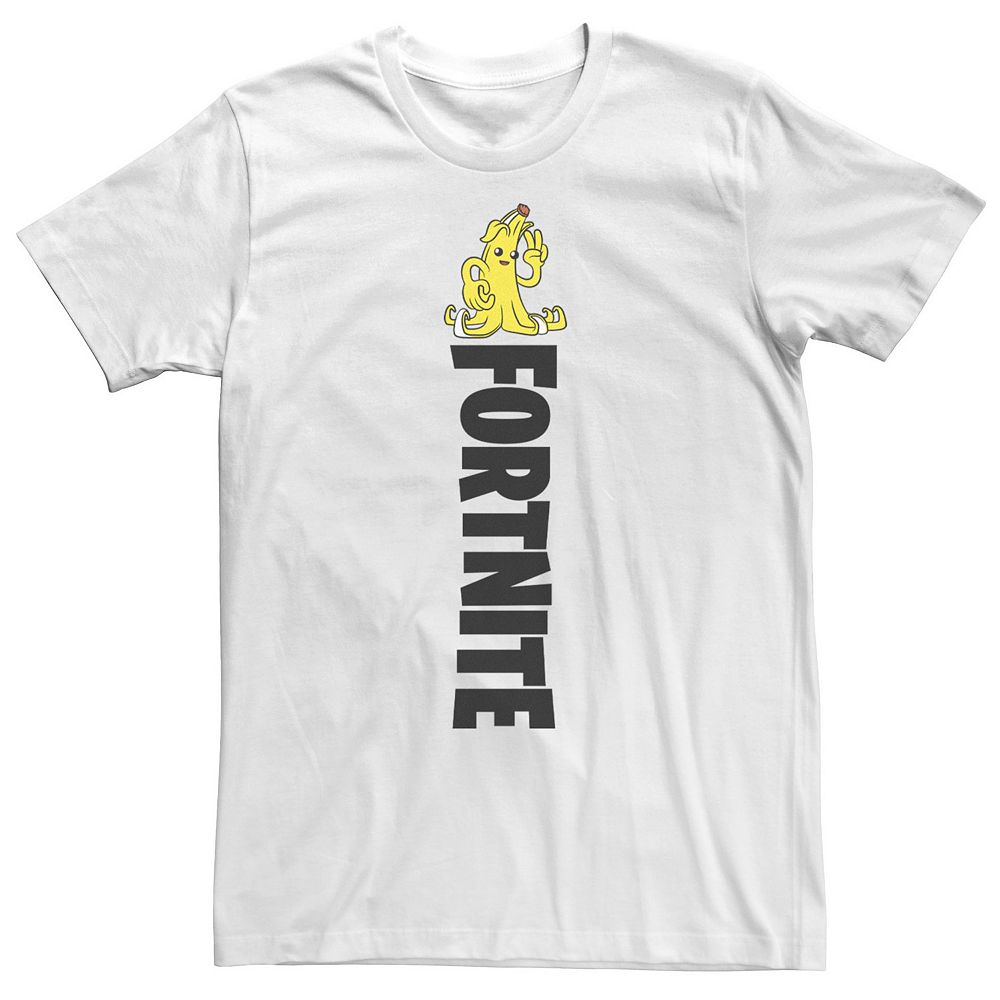 Big & Tall Fortnite Peely Peace Vertical Logo Tee