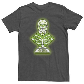 Big & Tall Fortnite Glow Skull Neon Tee