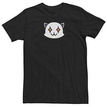 Big & Tall Fortnite Ghost Meowscles Big Face Tee