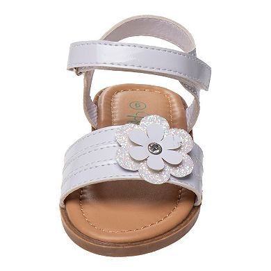 Petalia Toddler Girls' Flower Ankle Strap Sandals 