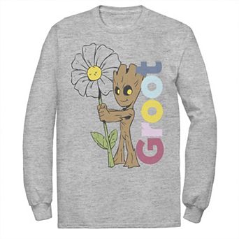 Men's Marvel Guardians Of The Galaxy Groot Flower Portrait Tee