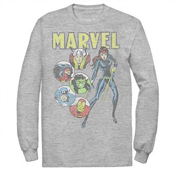 Men's Marvel Retro Avengers Vintage Comic Graphic Tee