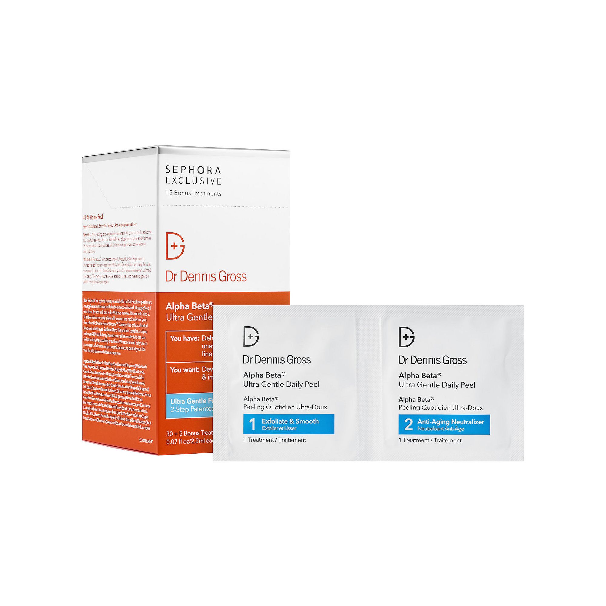 Dr. Dennis Gross Skincare Alpha Beta Ultra Gentle Daily Peel Pads for Sensi
