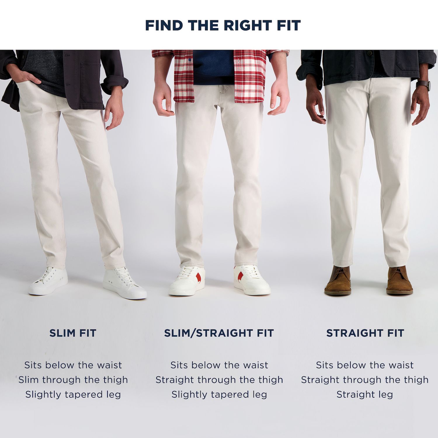 Haggar Men's Active Series City Flex 5-Pocket Casual Pants – Slim Straight Fit, Stretch Cotton, Big & Tall Sizes - View #6