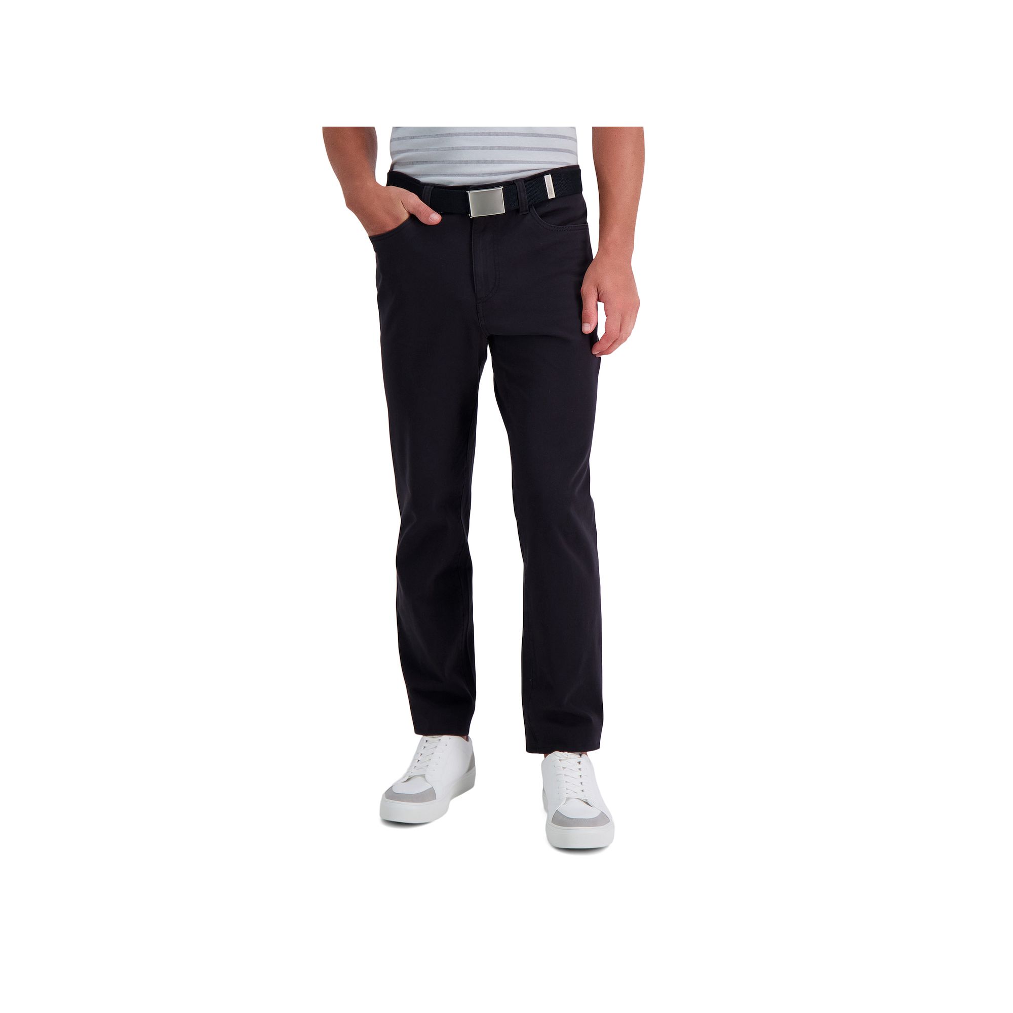 Mens Haggar® The Active Series™ City Flex™ 5-Pocket Slim-Straight Pan