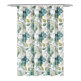 Lush Decor Floral Paisley Shower Curtain