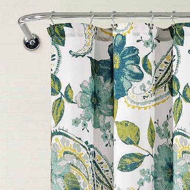 Lush Decor Floral Paisley Shower Curtain