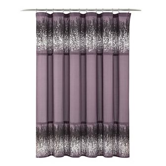 Lush Decor Shimmer Sequins Shower Curtain