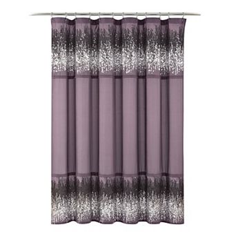 Lush Decor Shimmer Sequins Shower Curtain