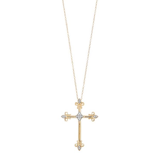 Kohls on sale cross necklace