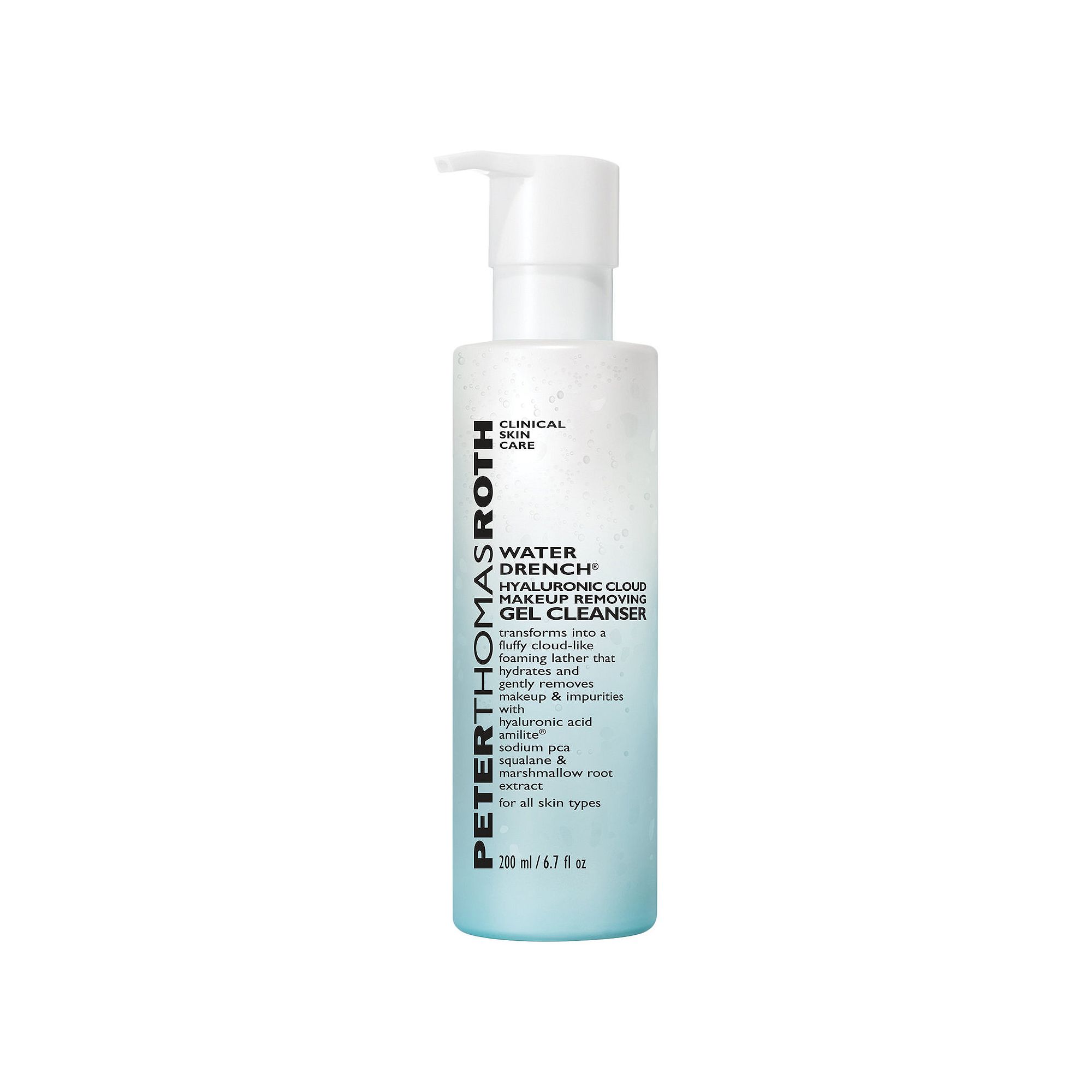 Peter Thomas Roth Water Drench Hyaluronic Cloud Makeup Removing Gel Cleanse