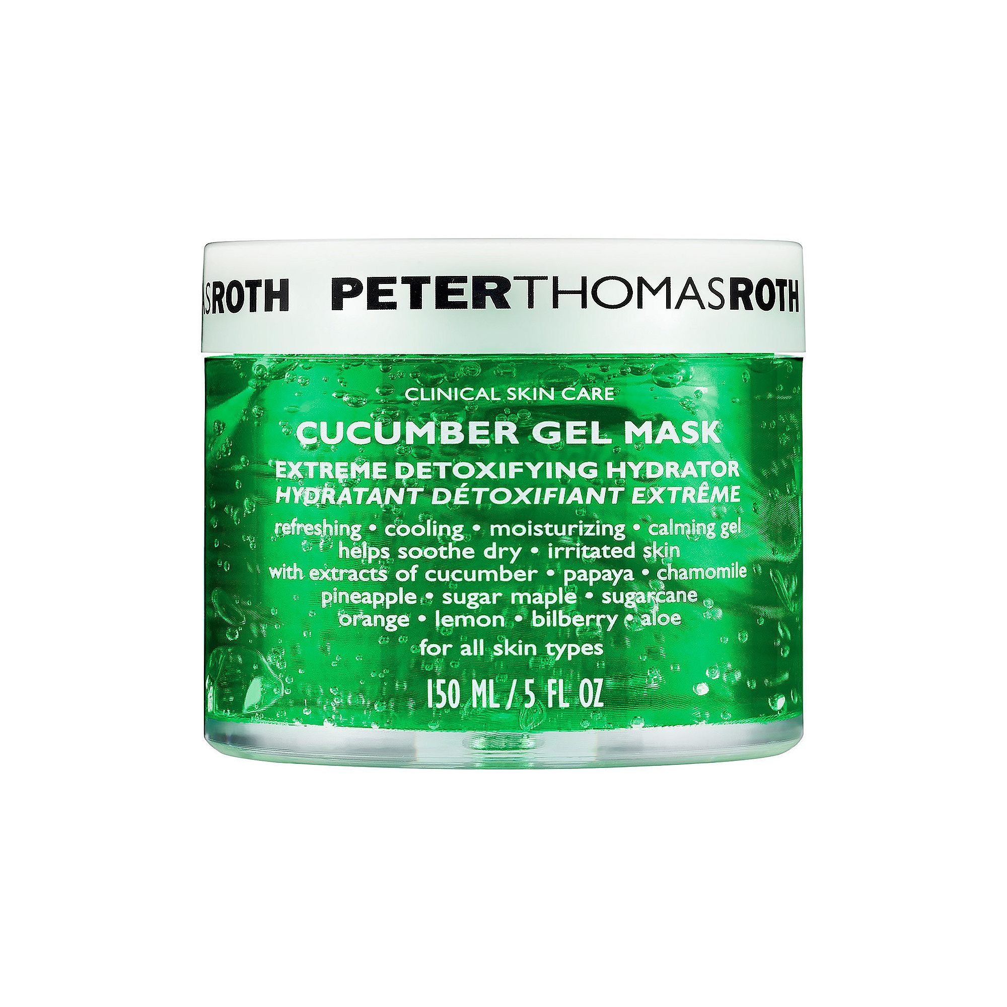 Peter Thomas Roth Cucumber Gel Mask Extreme Detoxifying Hydrator, Size: 5 F