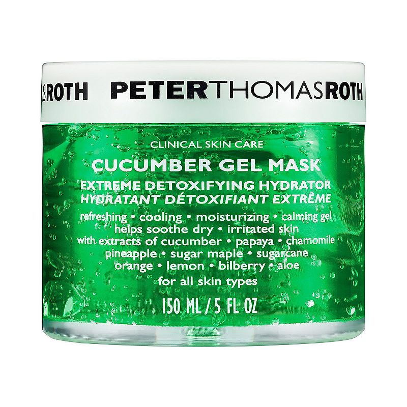 Cucumber Gel Mask Extreme Detoxifying Hydrator, Size: 5 FL Oz, Multicolor