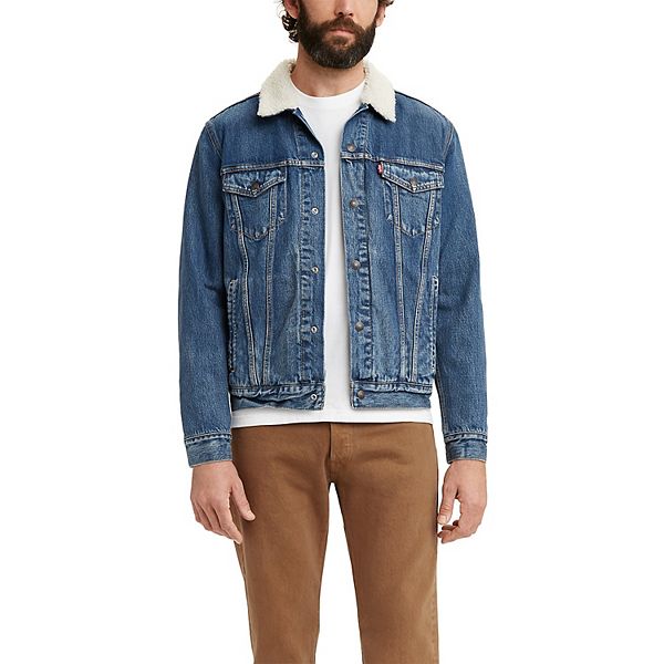 Men's Levi's® Relaxed-Fit Sherpa-Lined Trucker Jacket