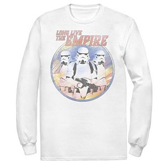 Men's Star Wars The Mandalorian Stormtroppers Long Live The Empire Portrait Tee