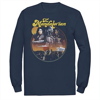 Men's Star Wars The Mandalorian Group Circle Portrait Tee