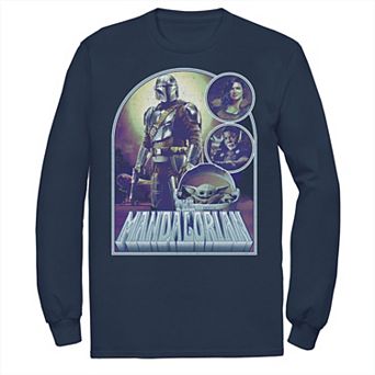 Men's Star Wars The Mandalorian Circle Group Portraits Tee
