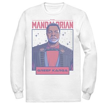 Men's Star Wars The Mandalorian Greef Karga Portrait Panel Tee