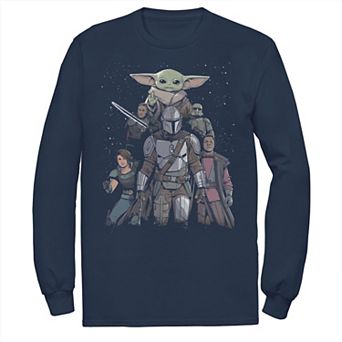Men's Star Wars The Mandalorian Group Poster Tee