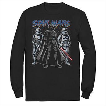 Men's Star Wars Darth Vader And Stormtrooper Portrait Logo Tee