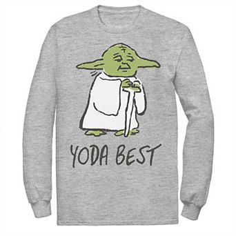 Men's Star Wars Yoda Best Portrait Sketch Tee